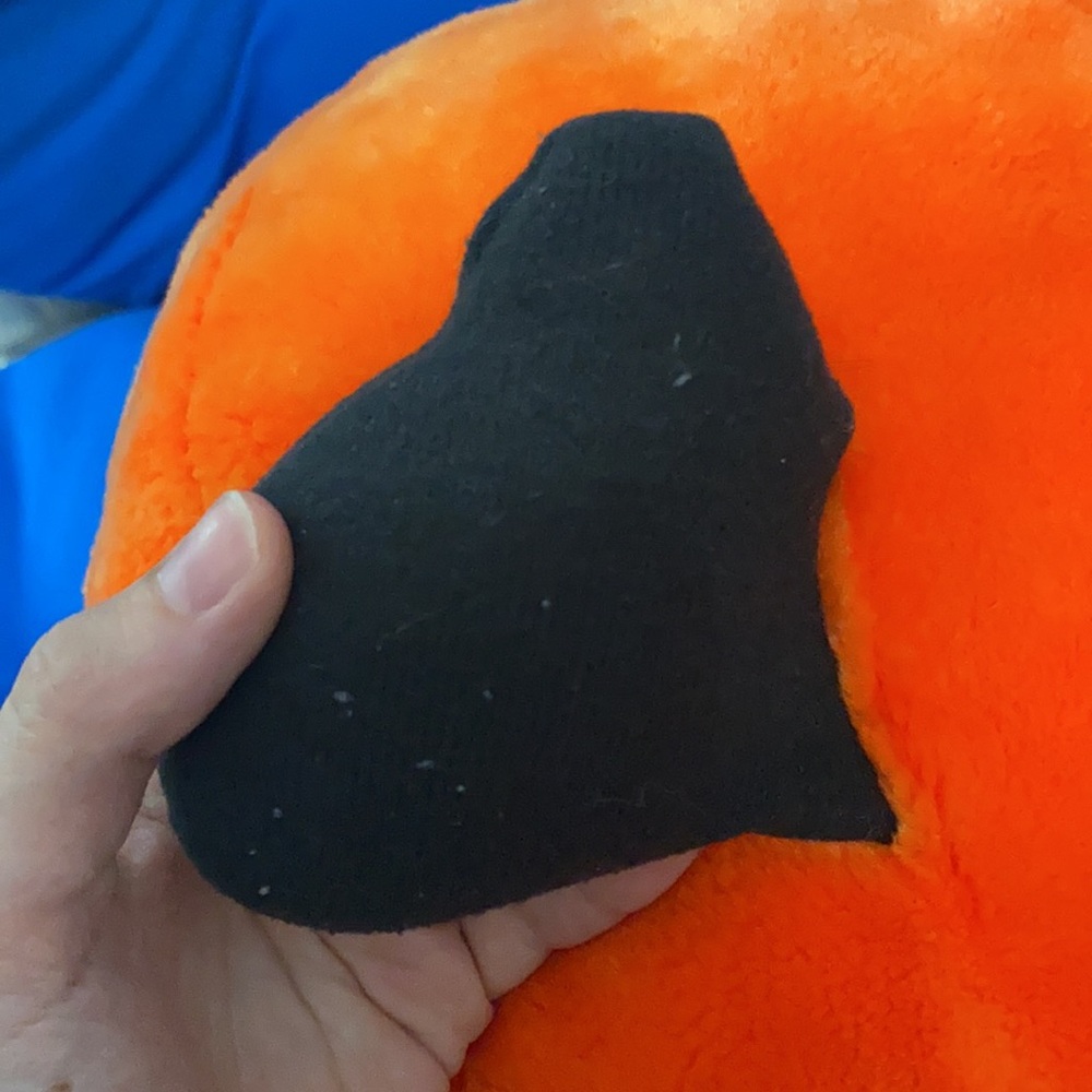 Playful Plush Halloween Pumpkin Plush NWTS 1988 Chrisha Creation Limited - Picture 8 of 15